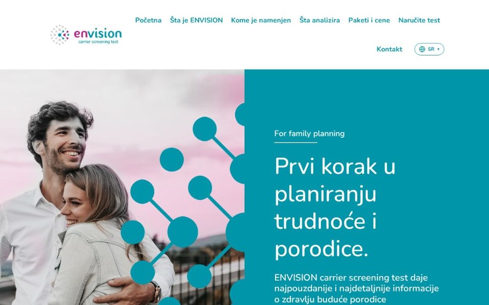 Sajt envision.co.rs – izrada Retroaktiv